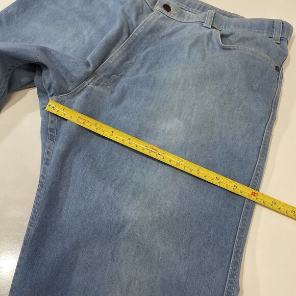 VTG Levi’s Action Jeans USA Regular Fit Cotton Denim Pants 38x29 Blue - Picture 4 of 8